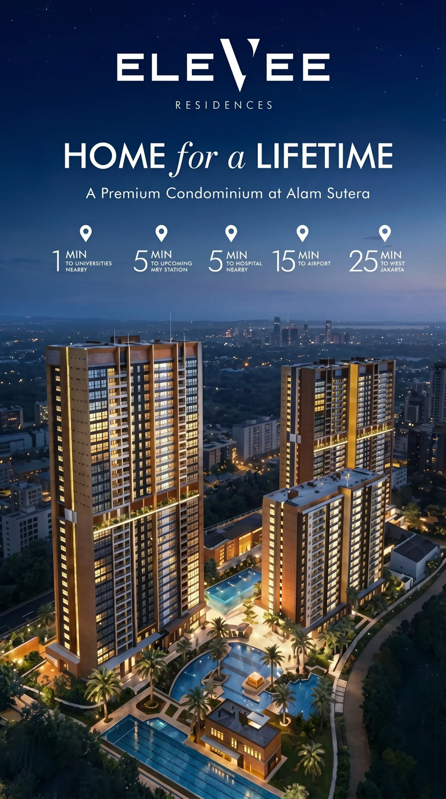 EleVee Residences Alam Sutera Condominium Premium