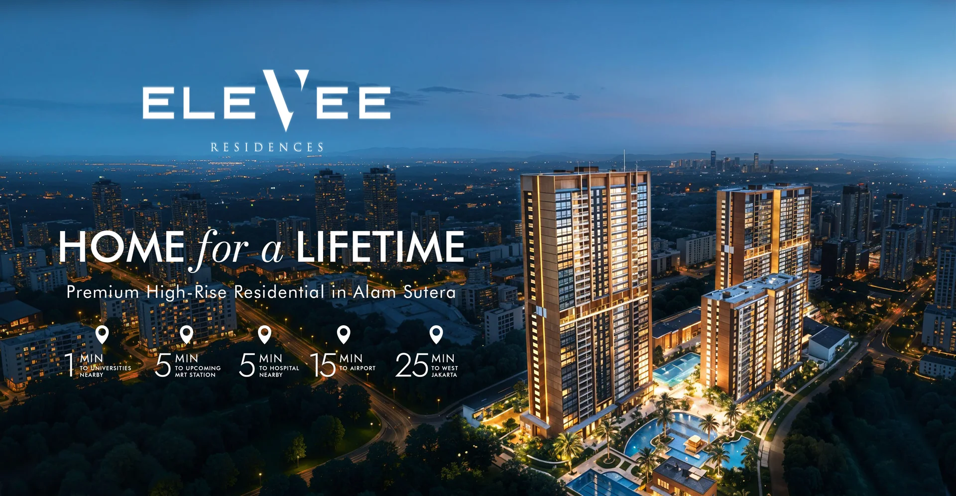 EleVee Residences Alam Sutera Premium Apartment