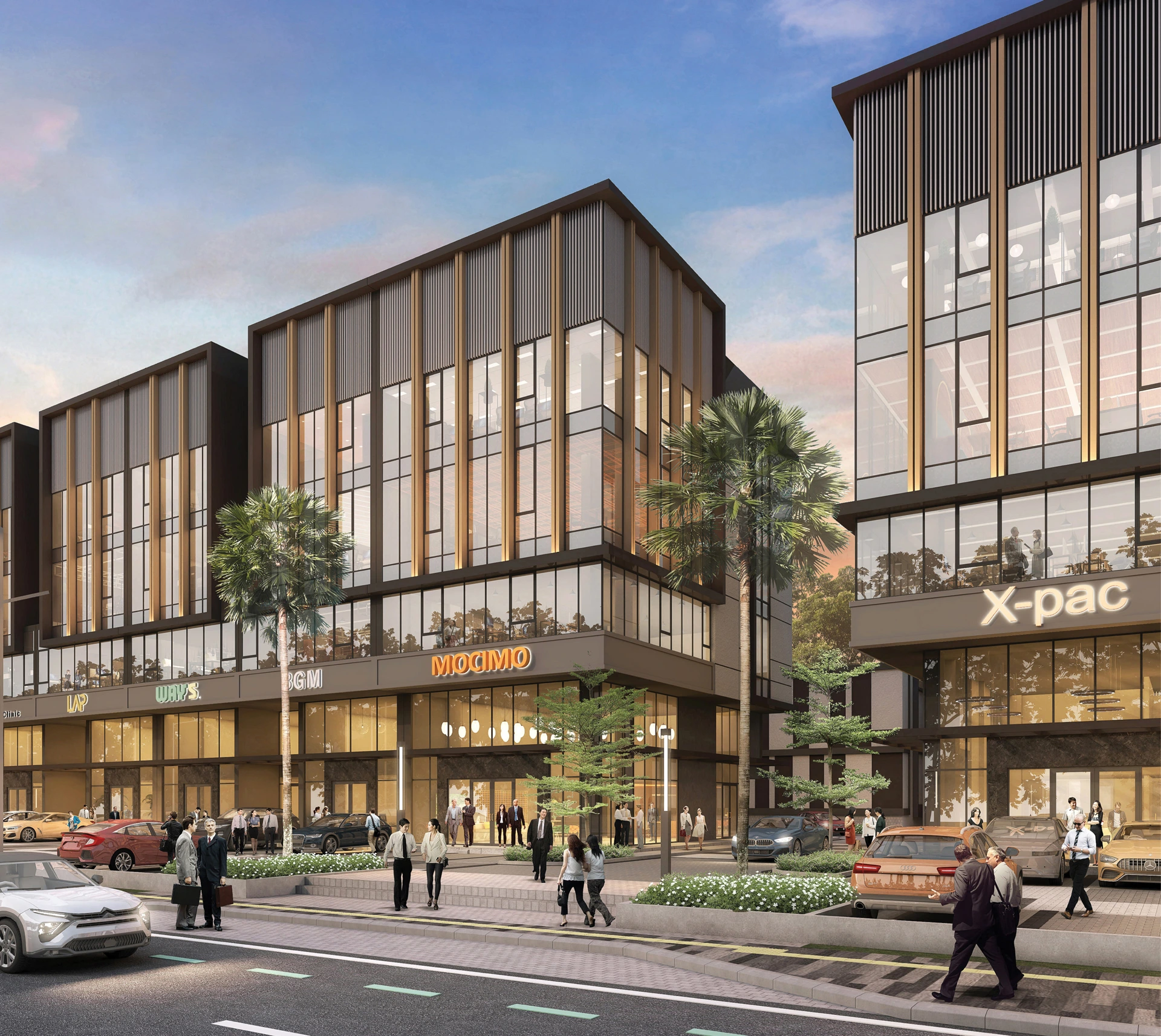 Fasad City Hub Commercial Ruko Gading Serpong