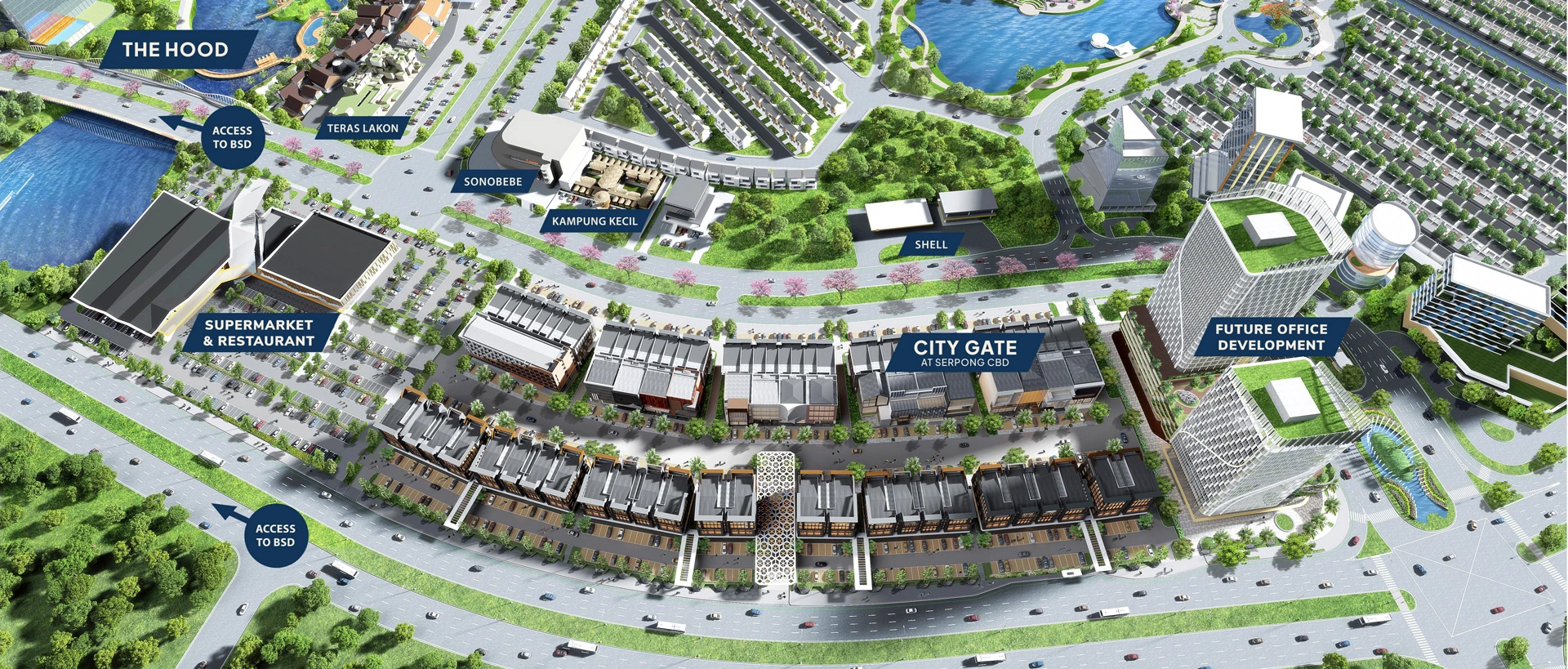 Masterplan City Gate Summarecon Serpong