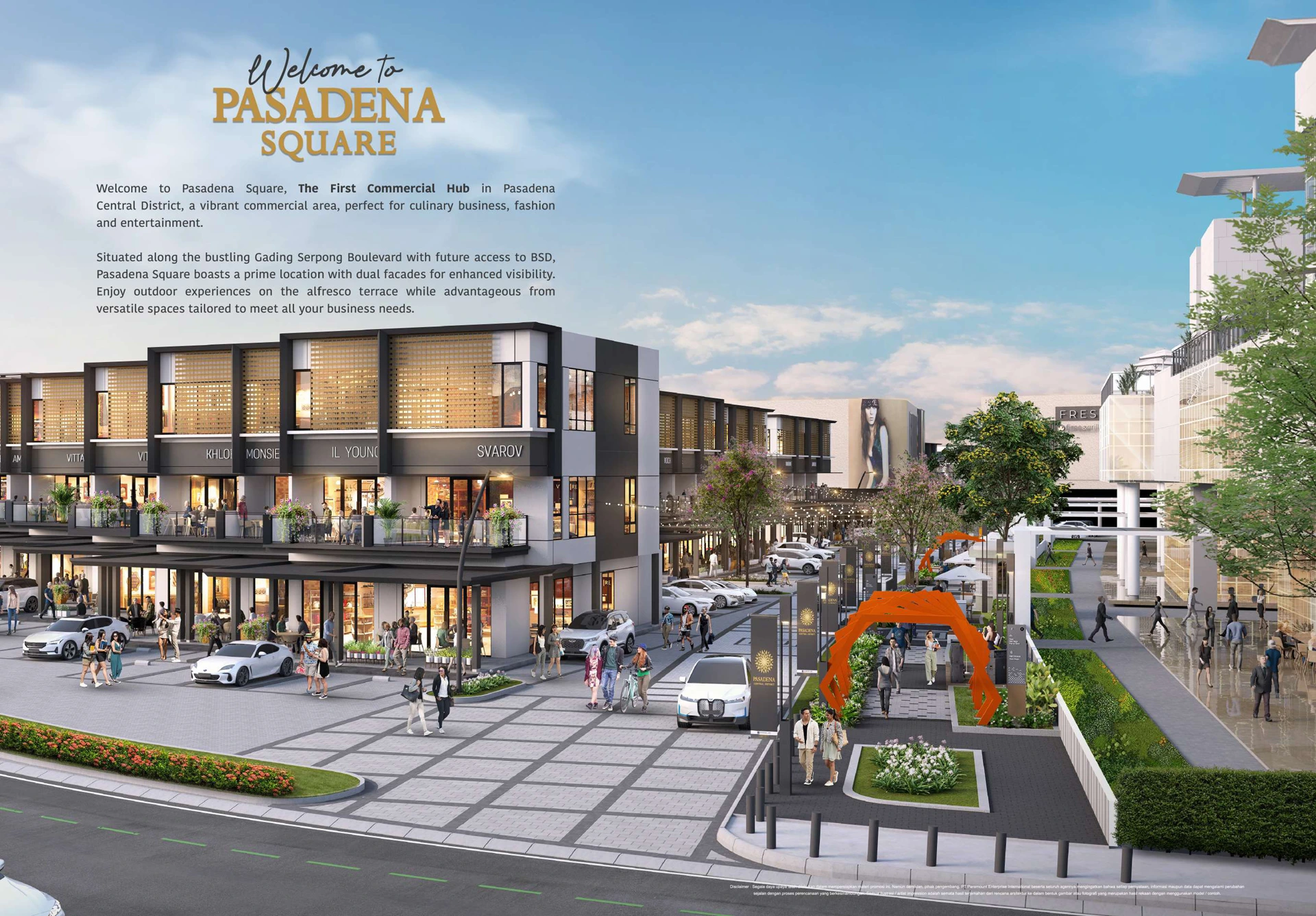 Ruko Pasadena Square North Gading Serpong