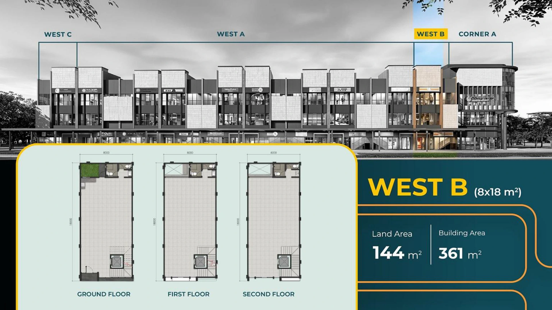Ruko West 18 Alam Sutera Tipe West B