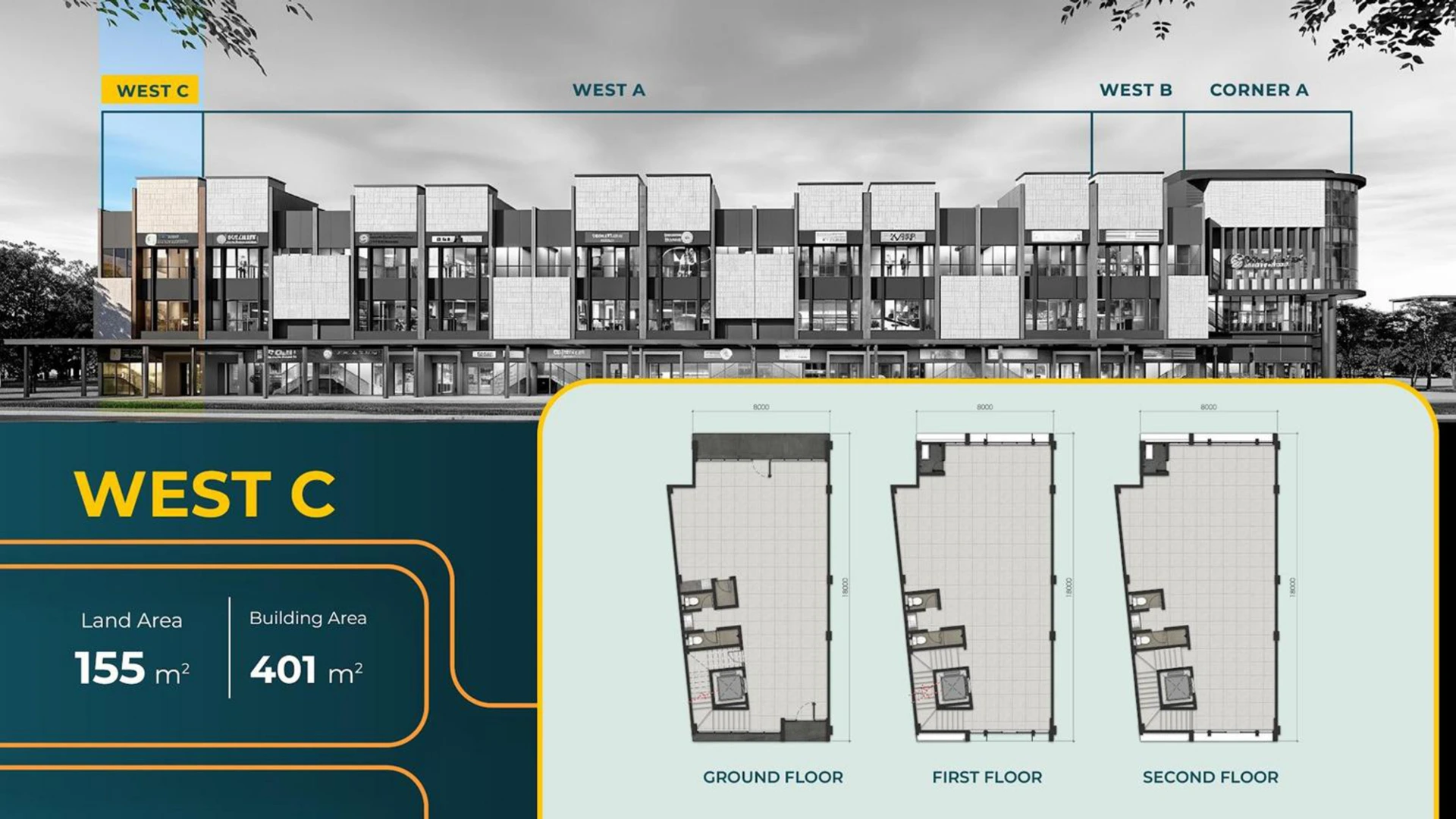 Ruko West 18 Alam Sutera Tipe West C