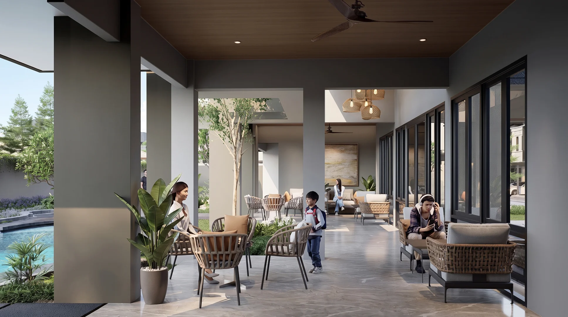 Community Lounge Castilo At Terravia BSD