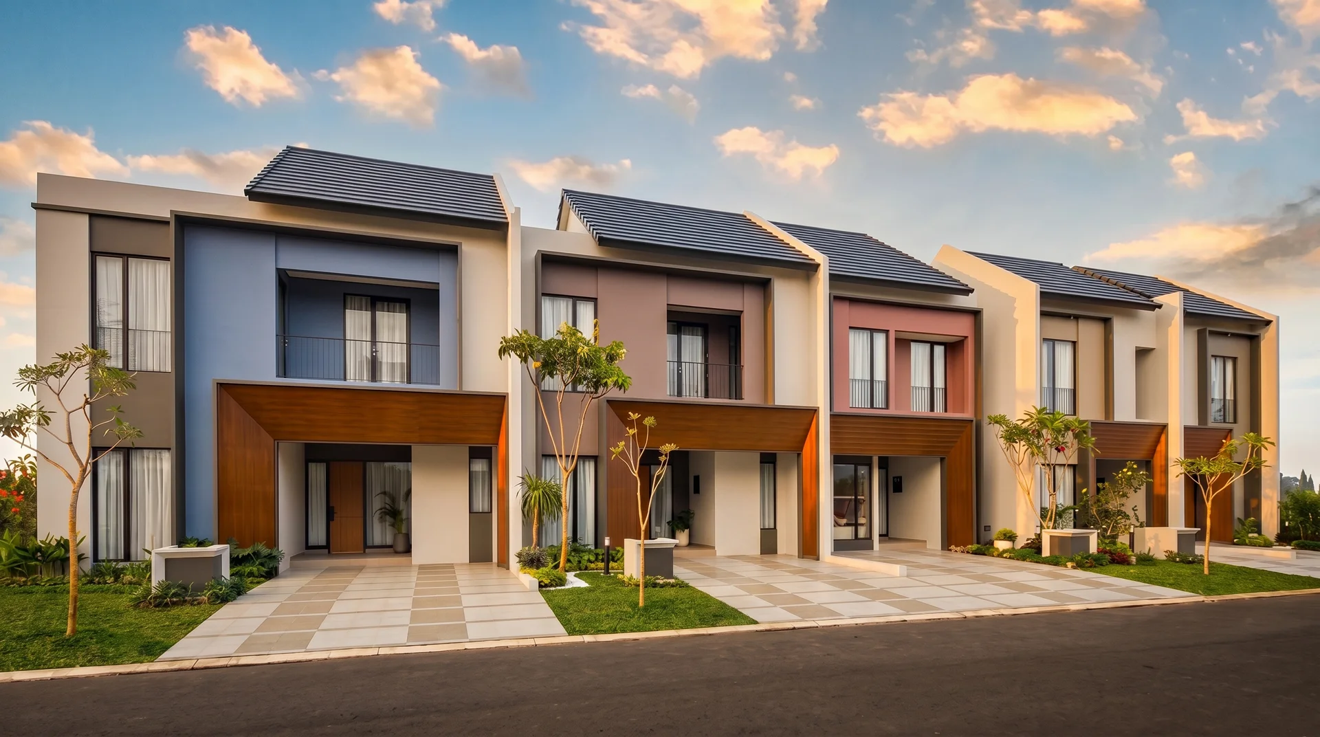 Fasad Cluster Vola dan Philo Sutera Rasuna