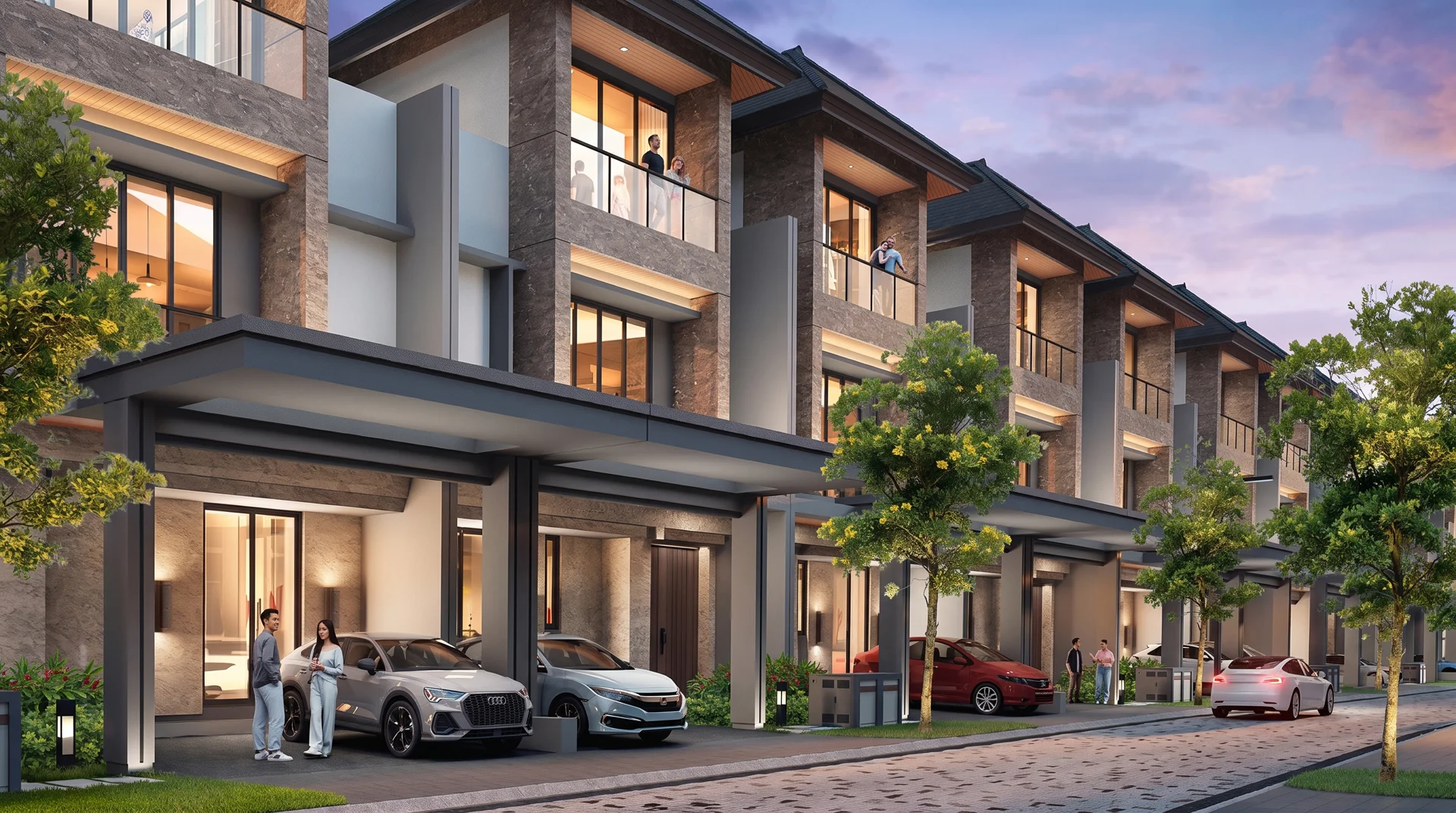 Facade Matera Lakeside Tipe 8 Gading Serpong