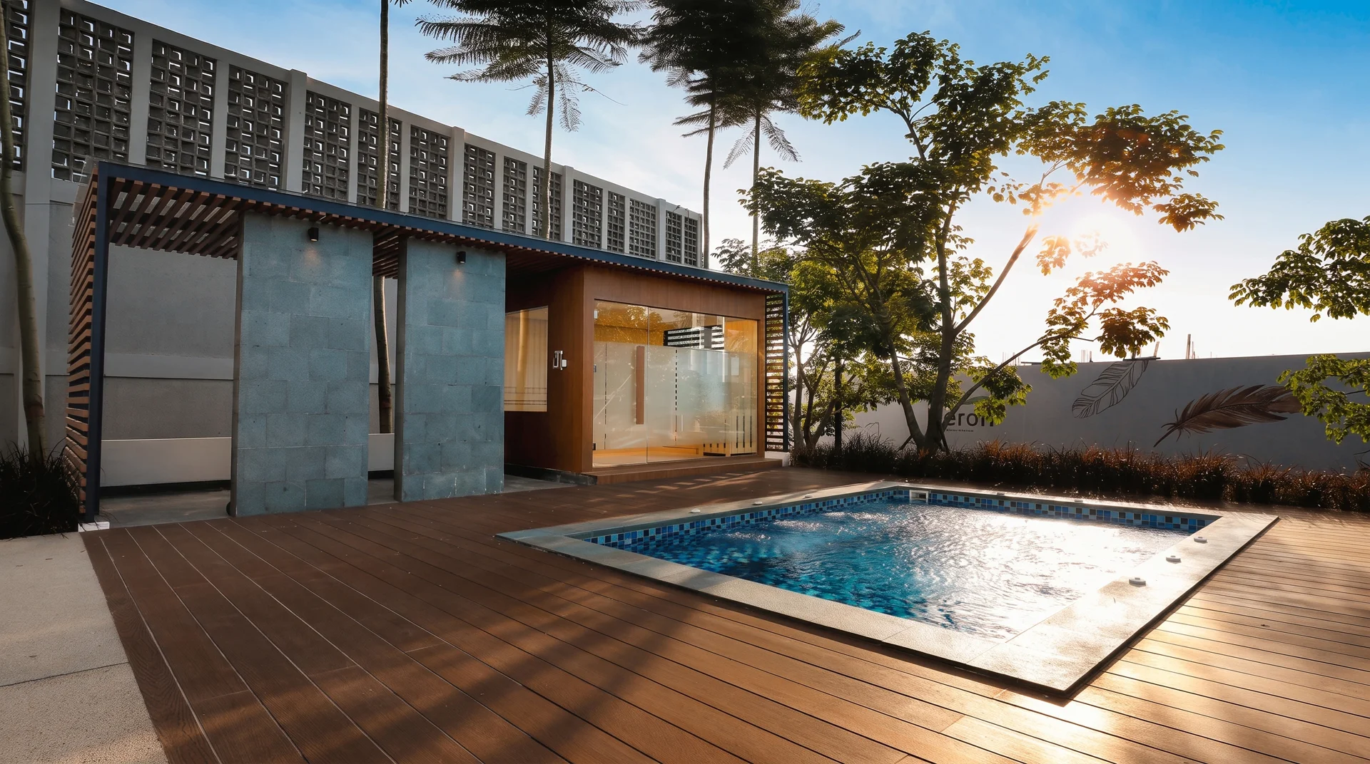Outdoor Jacuzzi Cluster Heron Summarecon Serpong