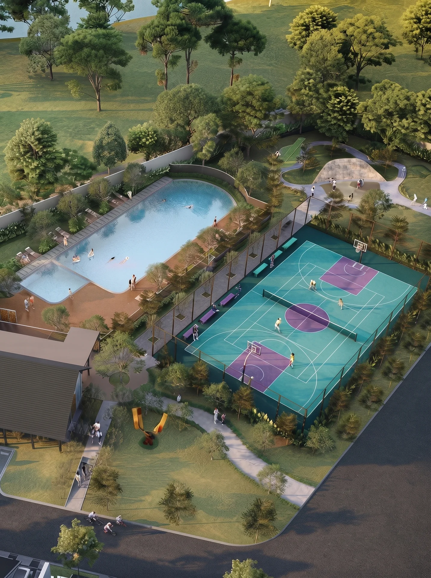 Fasilitas Sport Lounge & Pool Cluster Philo Sutera Rasuna