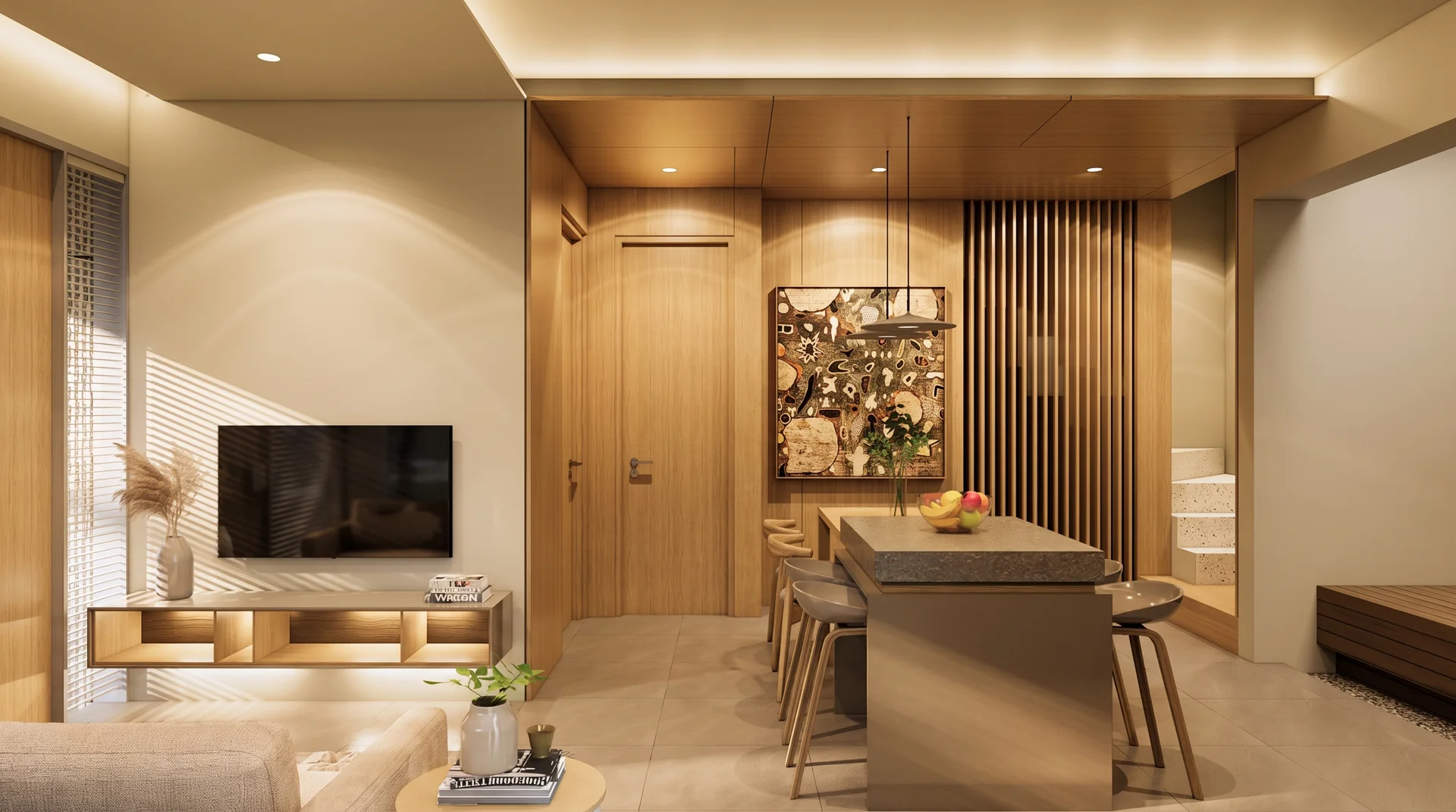 Spacious Living Room Cluster IZZI BSD City