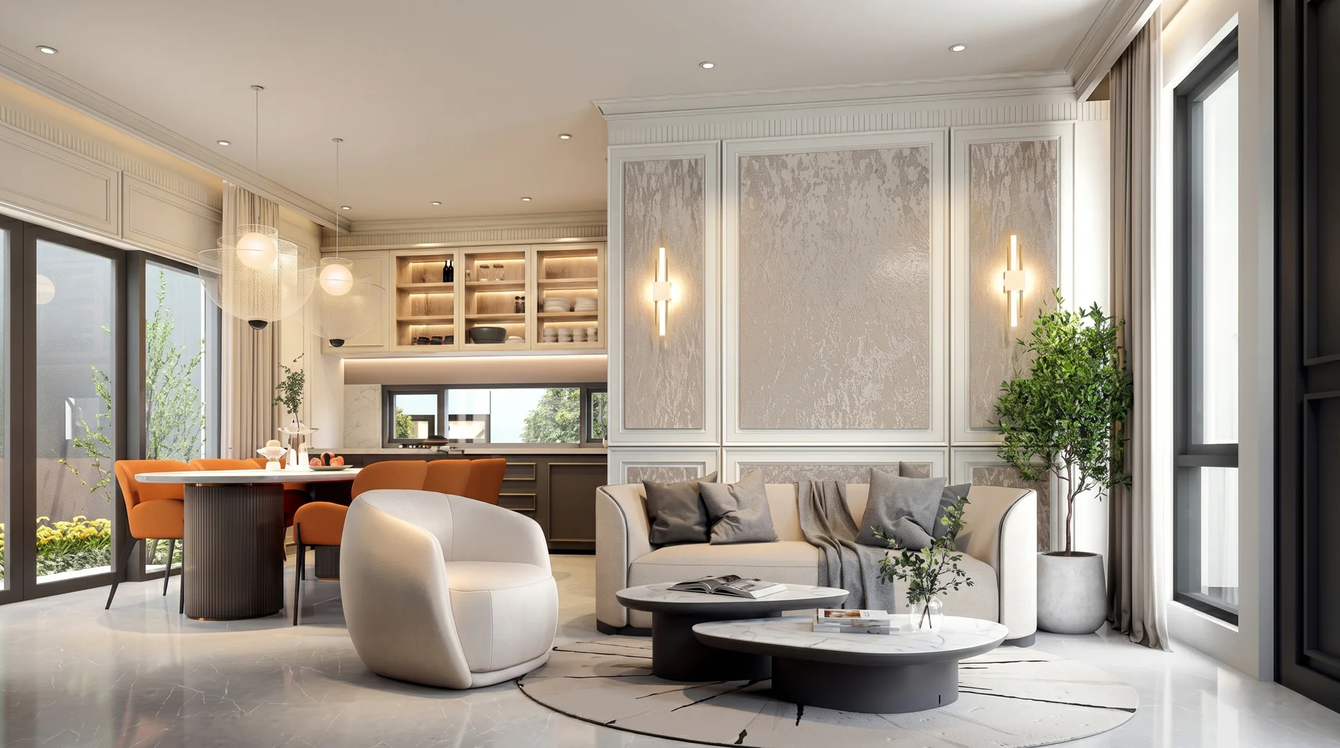 Interior Living Room Castilo At Terravia BSD