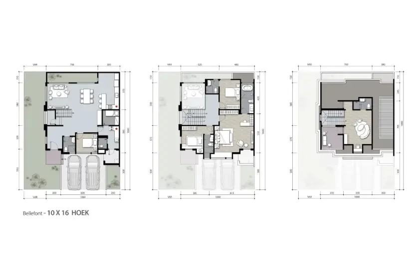 Layout Denah Bellefont East Tipe 10 Hoek