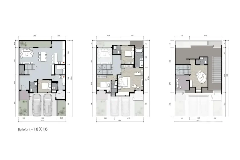 Layout Denah Bellefont East Tipe 10 Standar