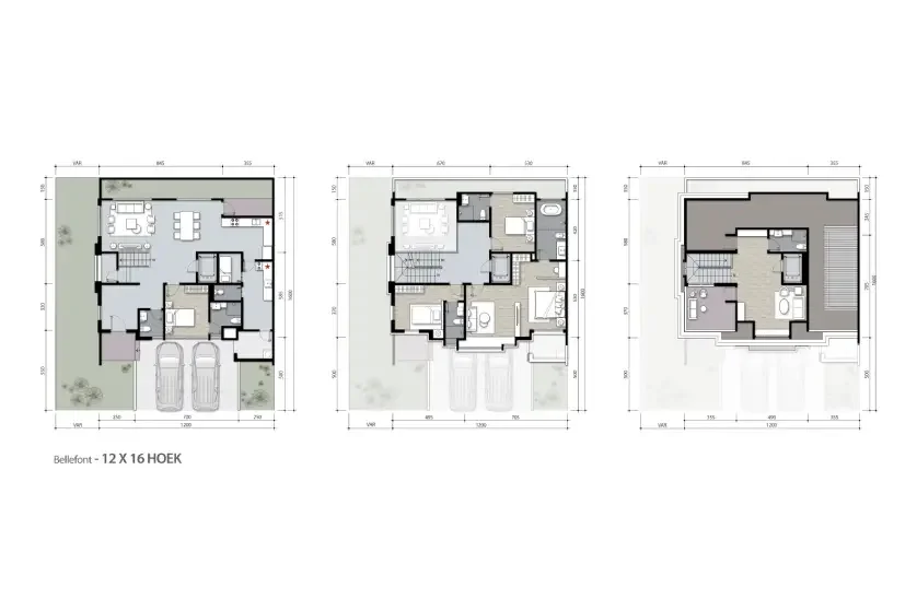 Layout Denah Bellefont East Tipe 12 Hoek