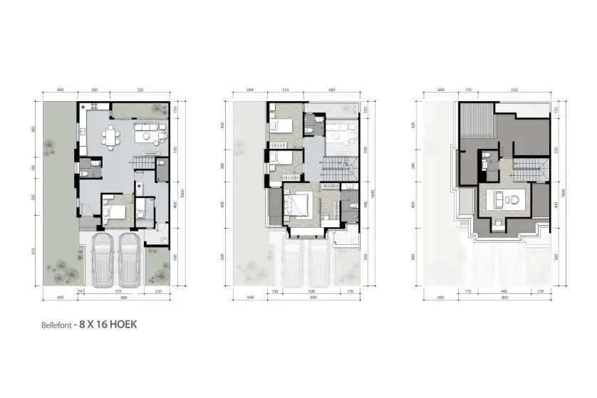 Layout Denah Bellefont East Tipe 8 Hoek