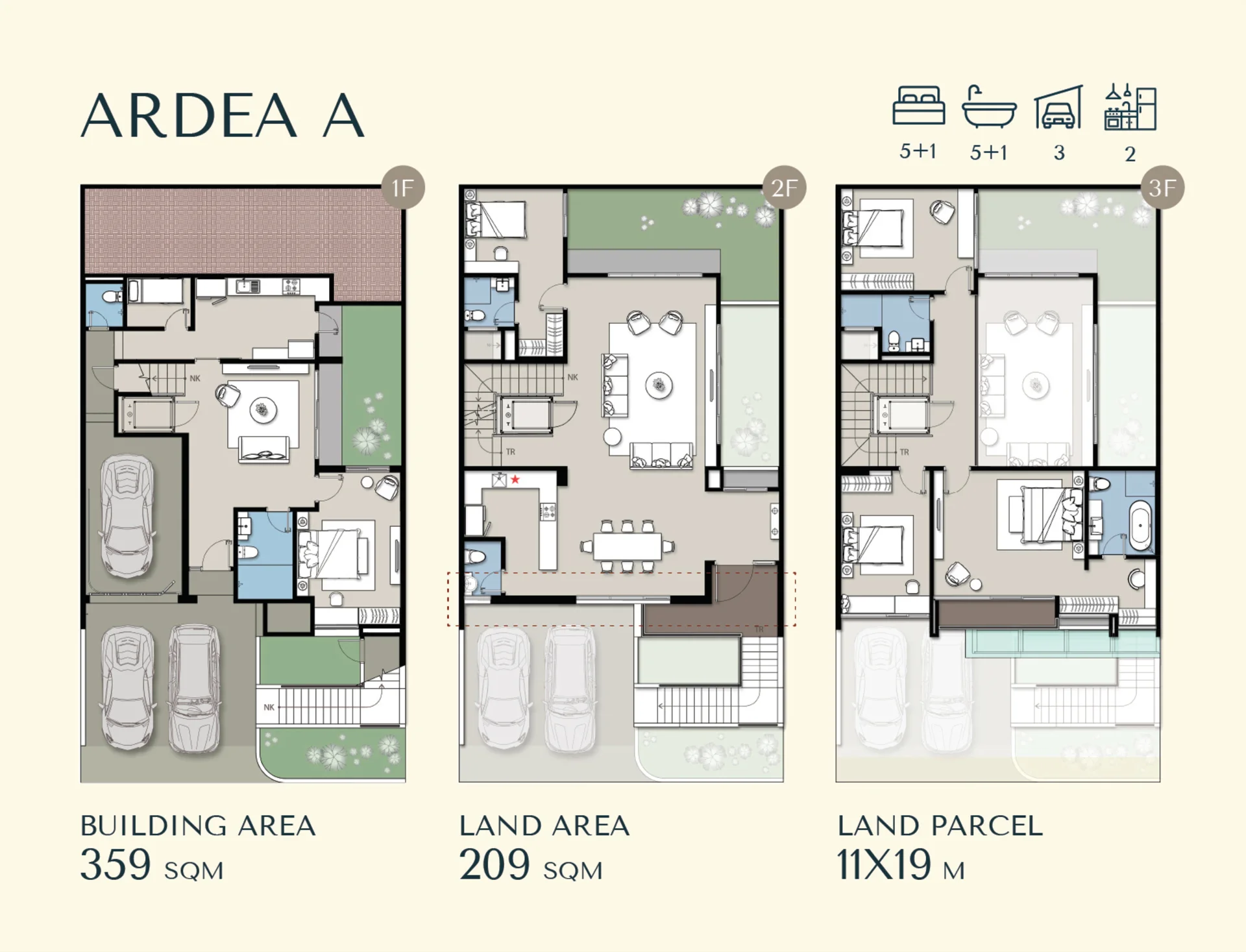 Layout Ardea Type A 11x19