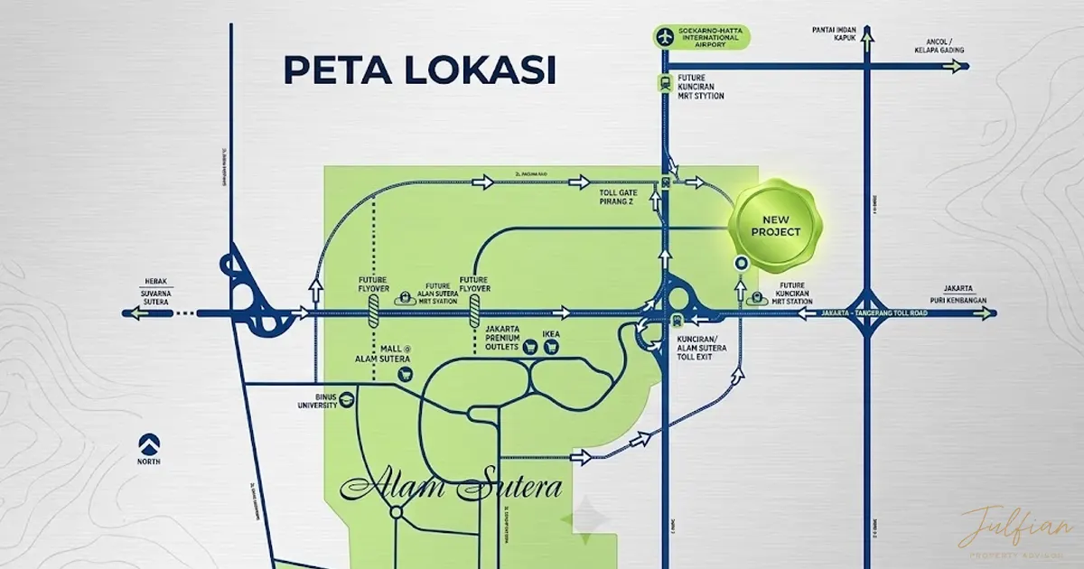 Lokasi Sutera Rasuna