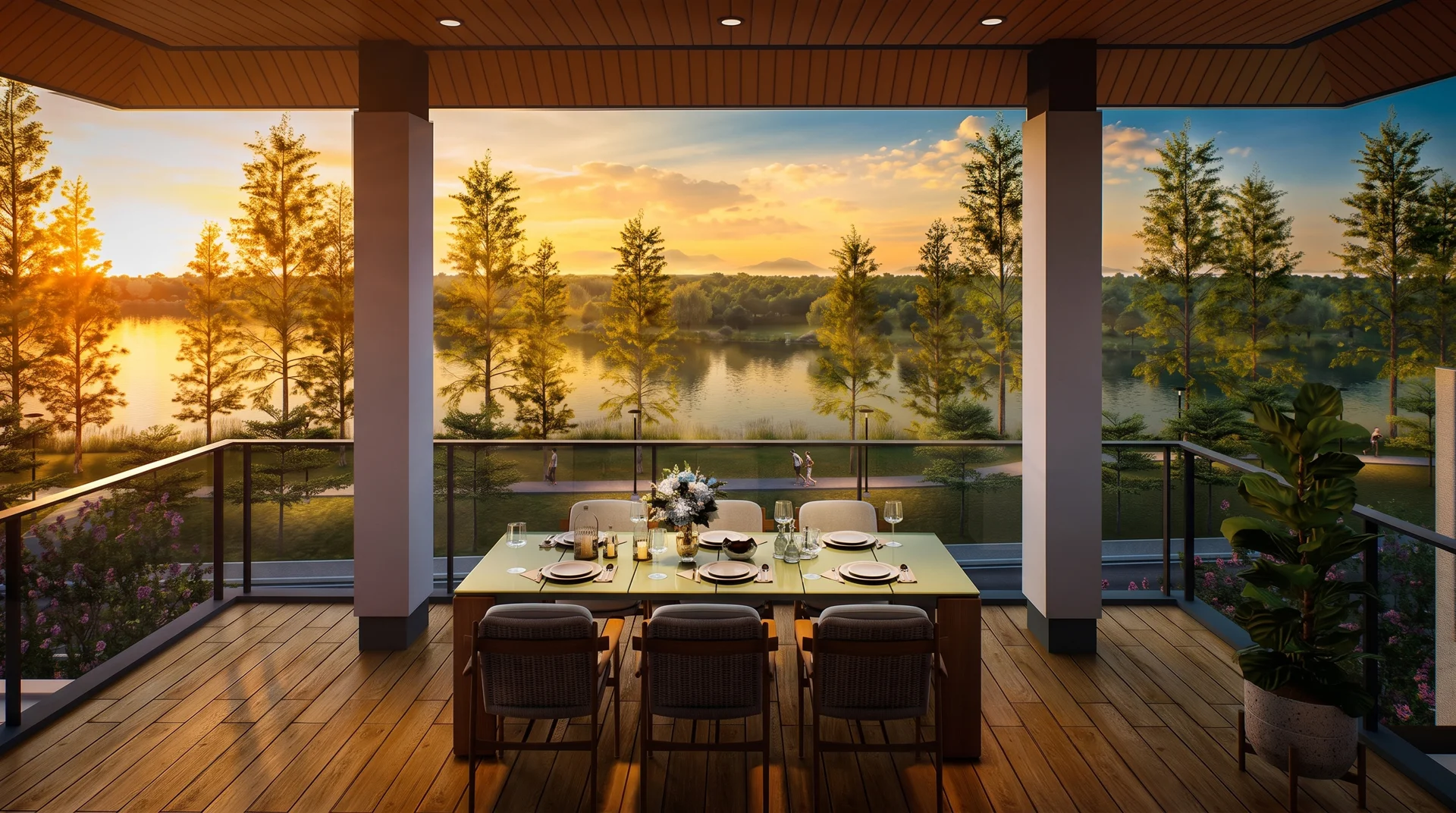 Dual Panoramic Balcony Matera Lakeside Gading Serpong