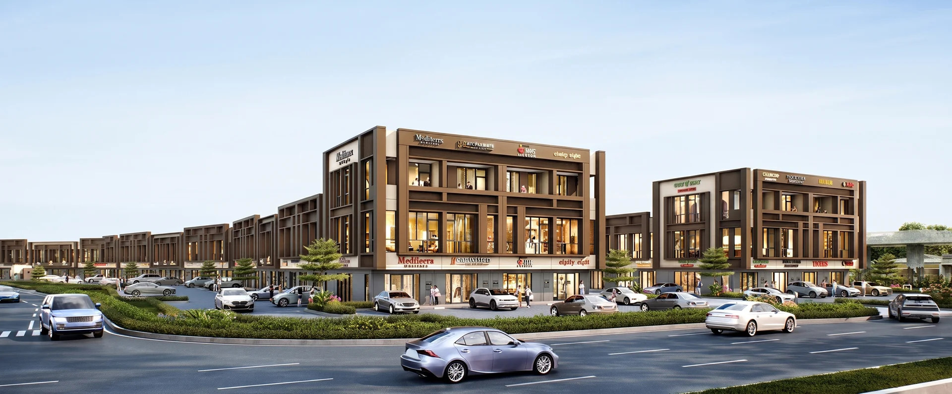 Kawasan Komersial Ruko Alunara BSD Society Hub Sinar Mas Land