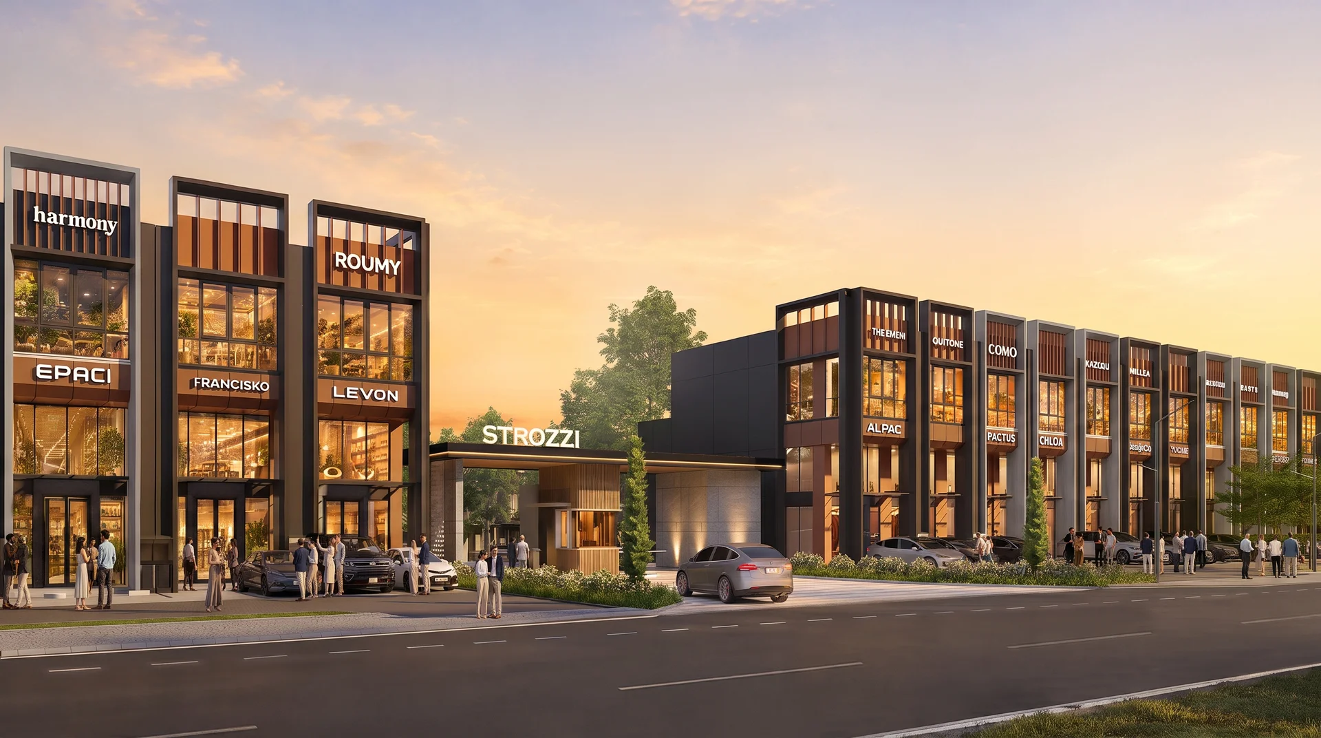 Ruko Baru Gading Serpong Strozzi Commercial Summarecon Serpong