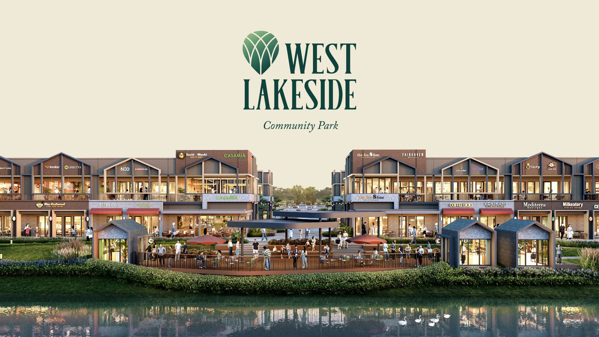 Ruko West Lakeside BSD - Menilik Potensi Komersial Tepi Danau Pertama di West BSD