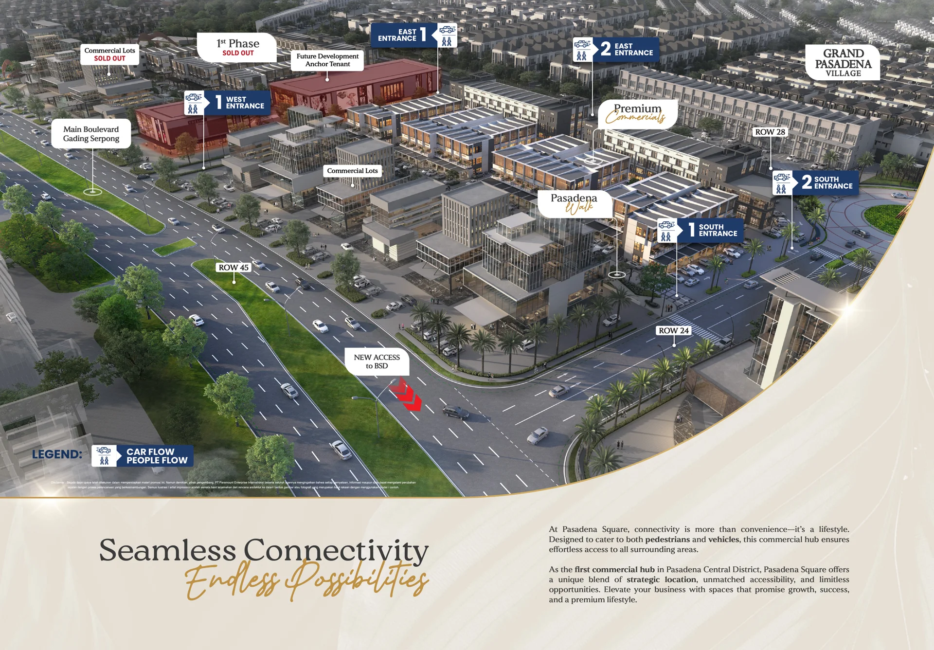 Seamless Connectivity Pasadena Square North Gading Serpong