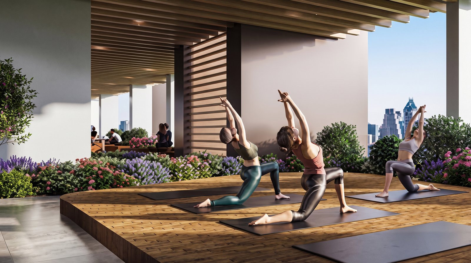 Sky Yoga Deck Elevee Residences