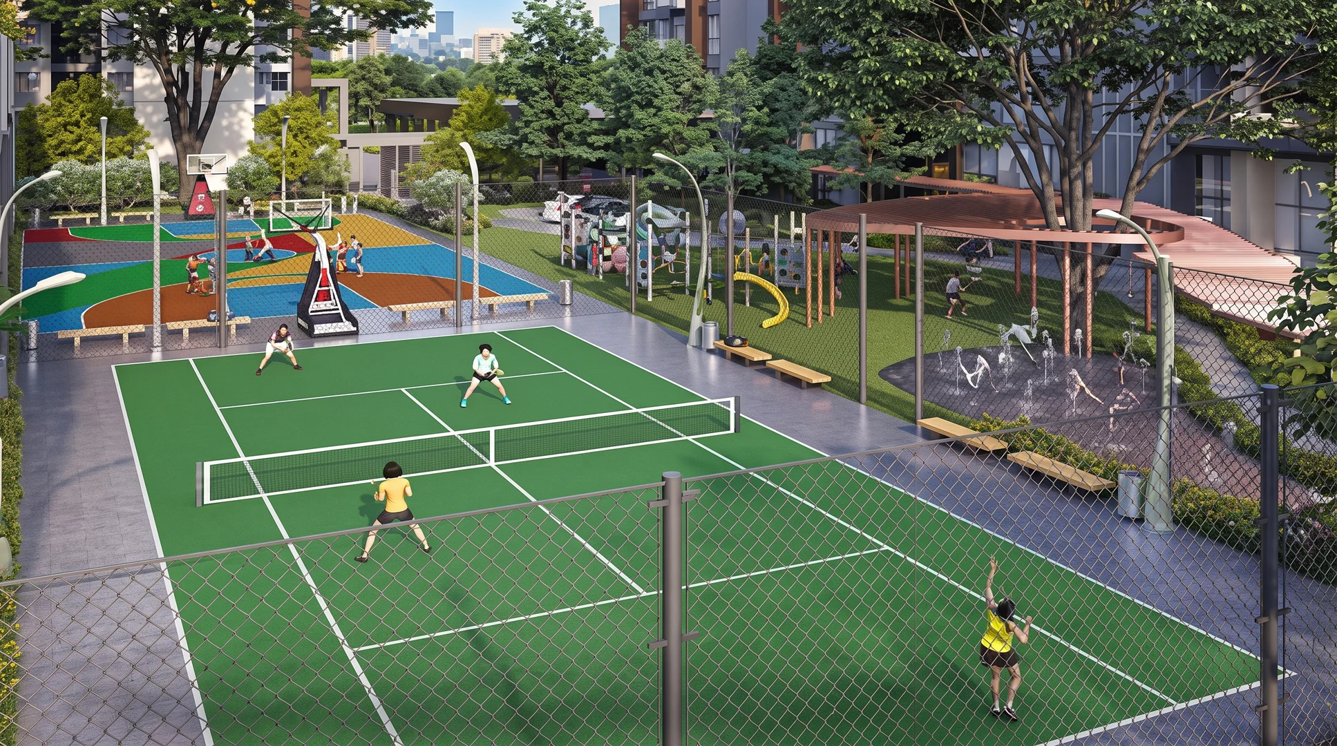 Tennis Court Elevee Residences