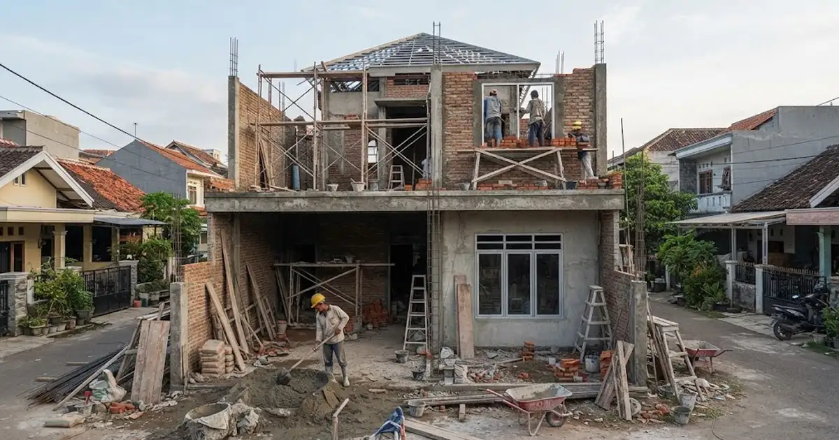 Biaya Renovasi Rumah 2 Lantai Ukuran 6x12