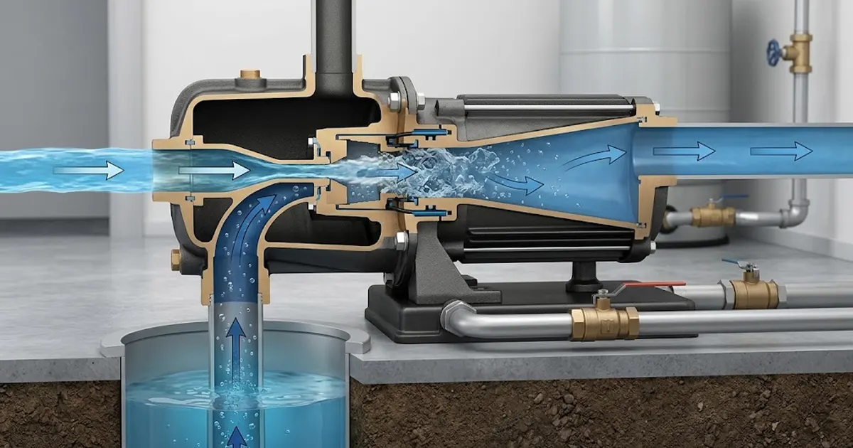 Cara Kerja Jet Pump