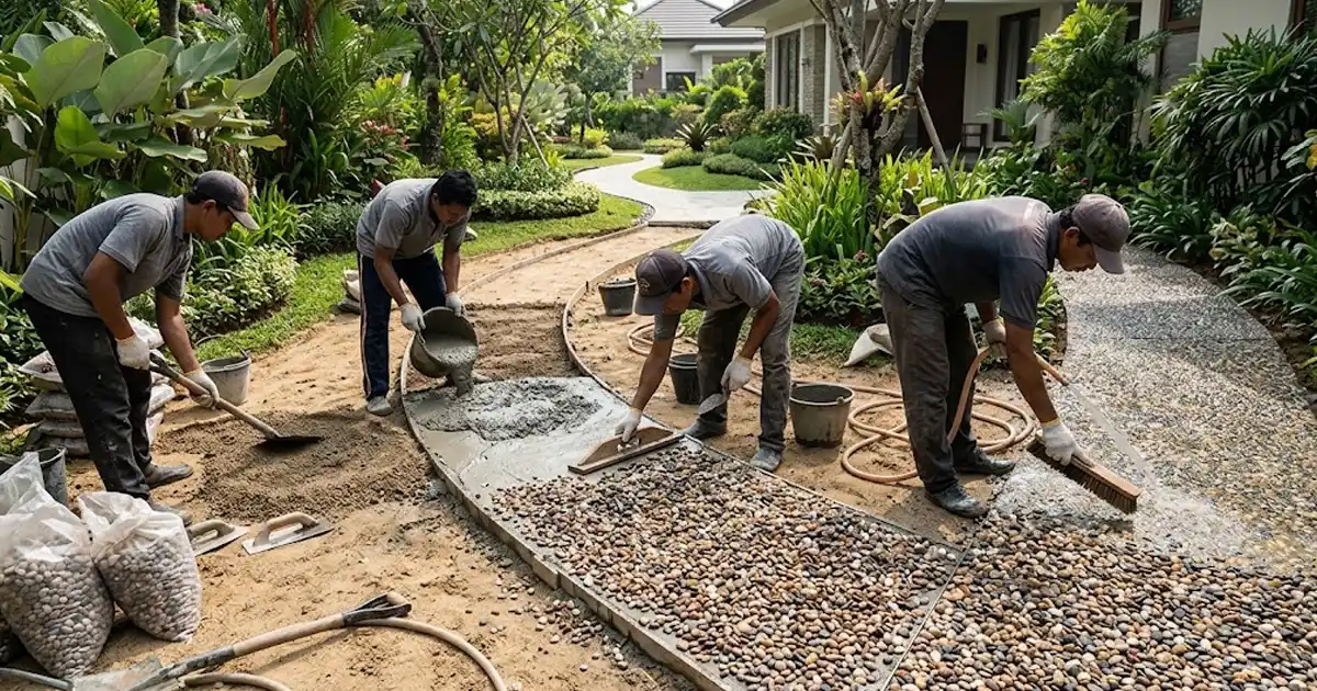 Cara Pemasangan Batu Sikat
