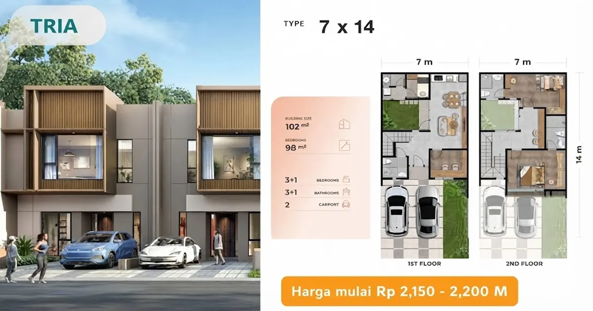 Denah Rumah Sutera Rasuna