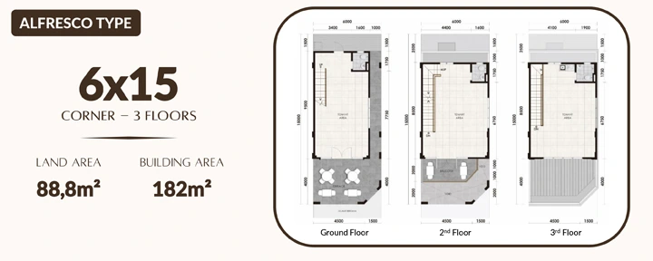 Tipe 6x15 Corner