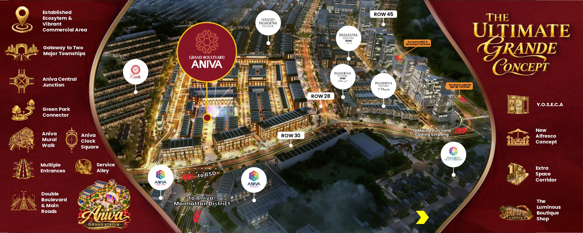 Grand Boulevard Aniva Paramount Land - Commercial Hub Gading Serpong