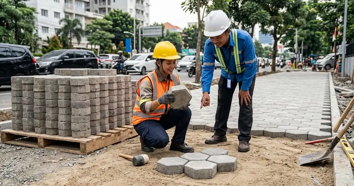 Harga Paving Segi Enam Per Biji
