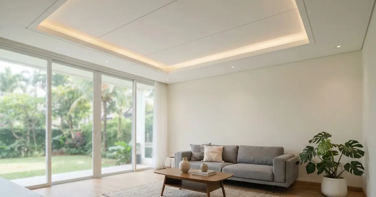 Model Plafon Kalsiboard Minimalis