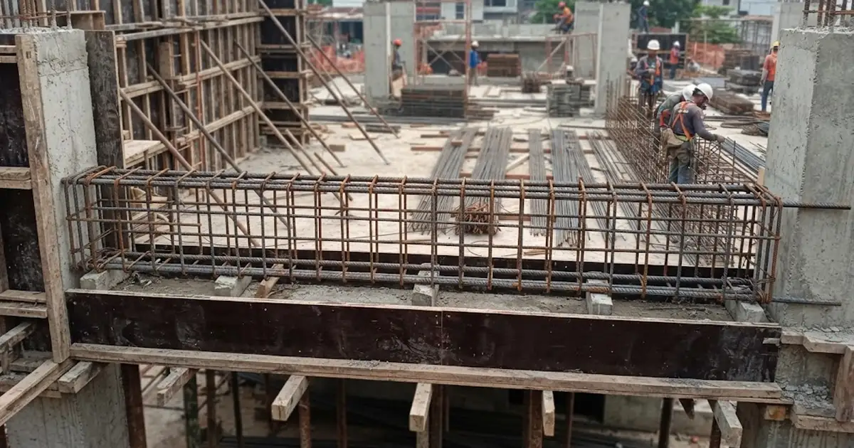 Pembesian Balok Bentang 5 Meter