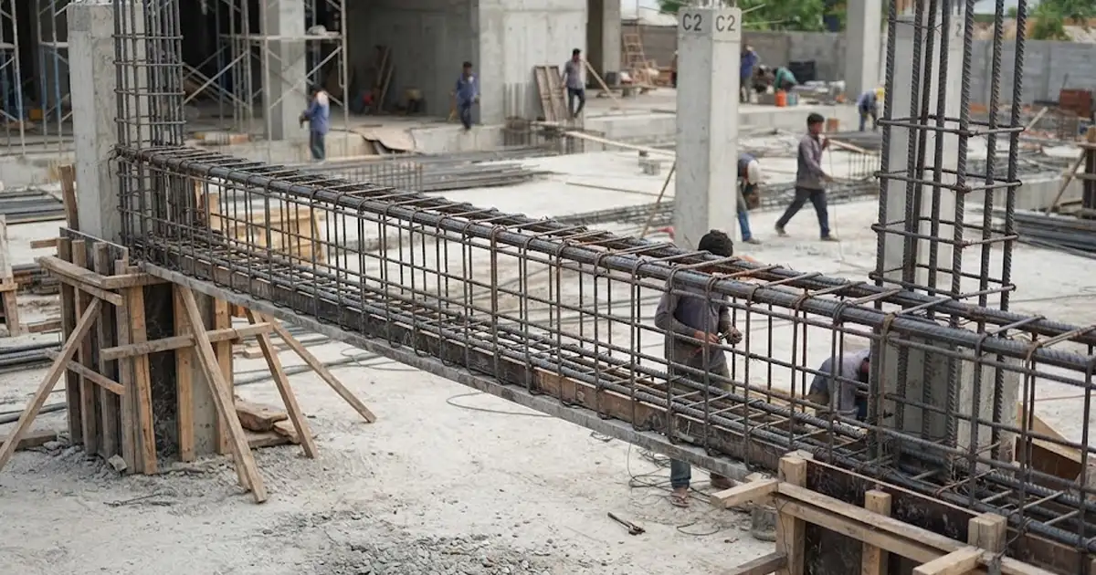 Pembesian Balok Bentang 7 Meter