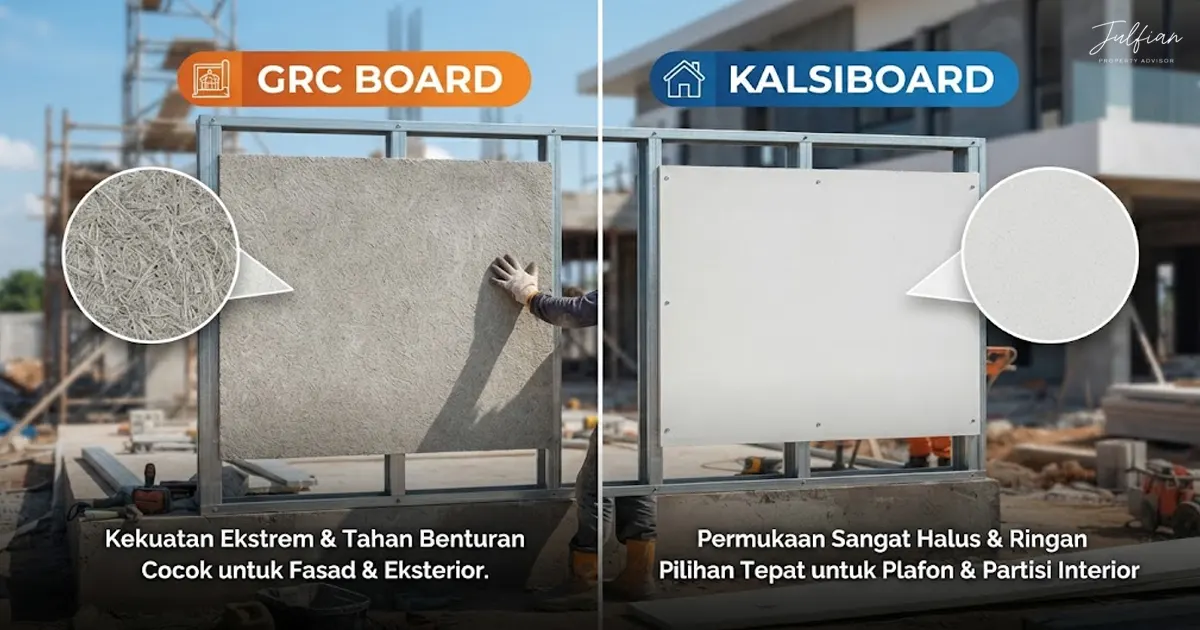 Perbedaan GRC dan Kalsiboard