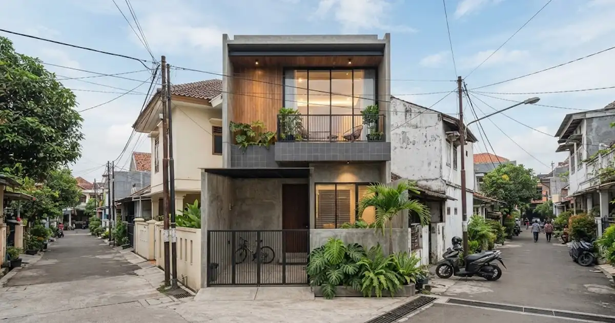 Rumah Lebar 4 Meter 2 Lantai