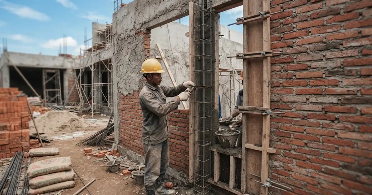 analisa harga satuan pekerjaan kolom praktis 15x15