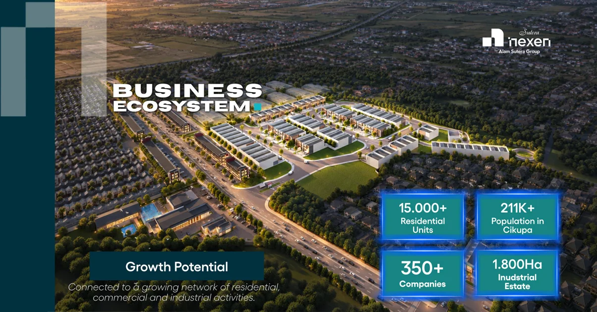 Growth potential Nexen Business Park di kawasan Balaraja yang berkembang
