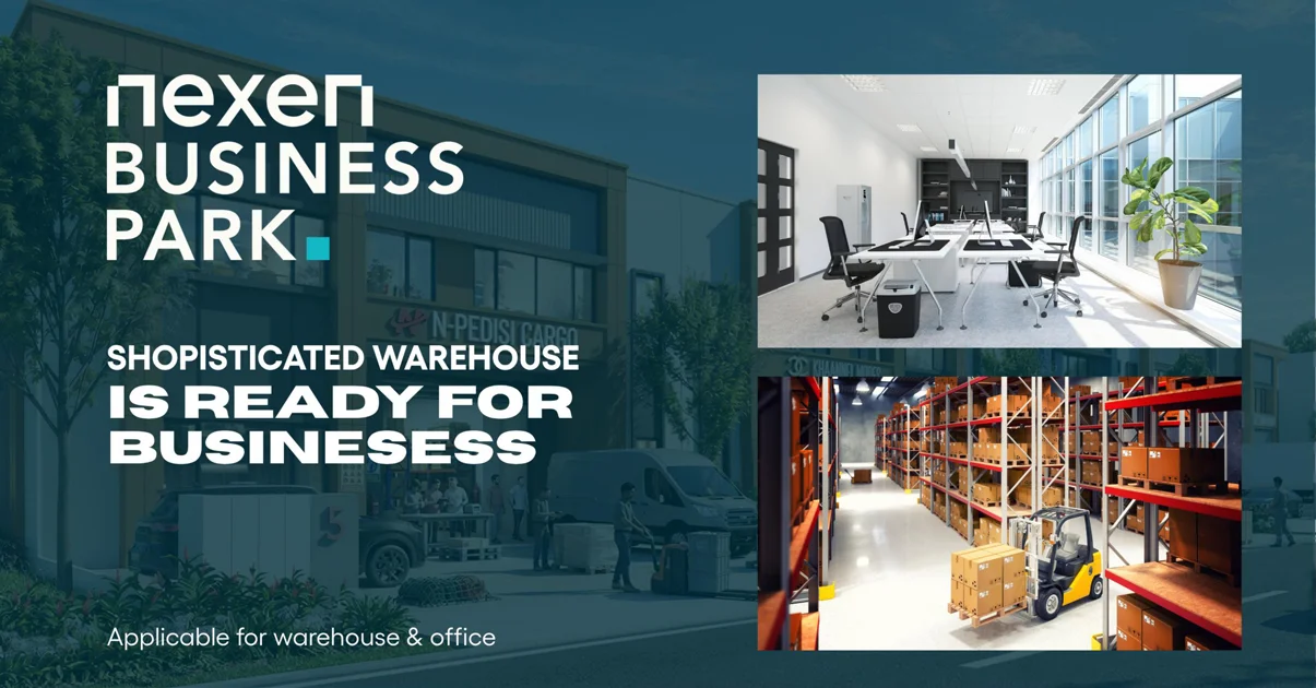 Shopisticated warehouse Nexen Business Park: gudang siap untuk bisnis