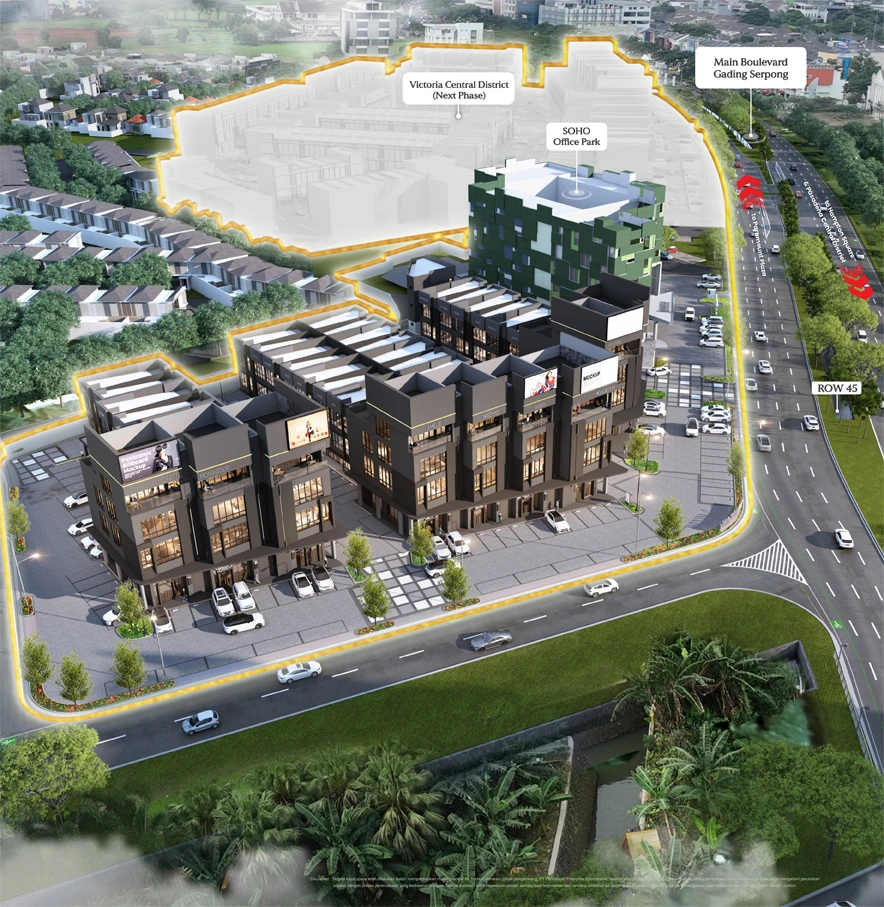Peta Lokasi Super Strategis Maxim Square Gading Serpong