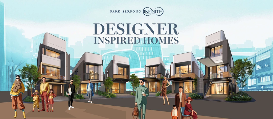 Rumah 2 dan 3 lantai Park Serpong Phase 8 Infinite Collection