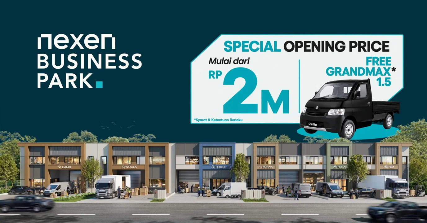 Promo spesial Nexen Business Park: gratis mobil GrandMax untuk tipe Ultimate, Royal, dan Royal Corner