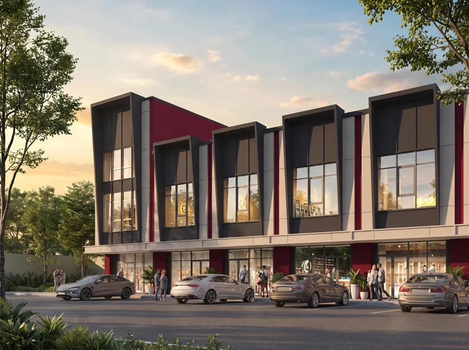 Ruko Spectrum di kawasan Sutera Nexen, Balaraja