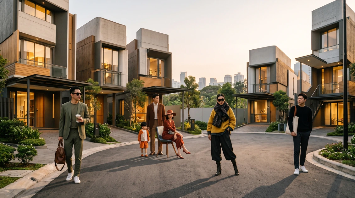Rumah 2 dan 3 lantai Infinite Collection Phase 8 Park Serpong