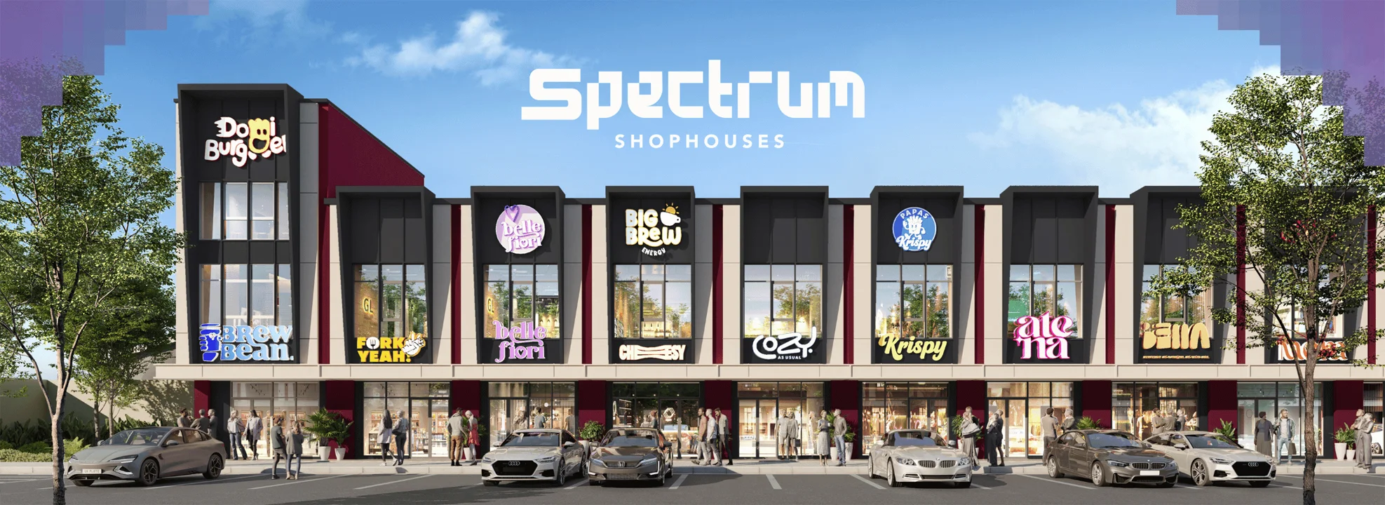 Ruko Spectrum Shophouses di Sutera Nexen, Balaraja