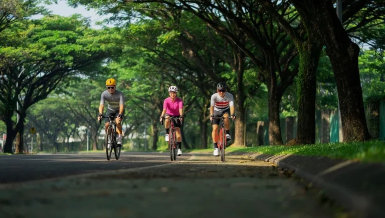 Bersepeda di Green Tunnel Alam Sutera